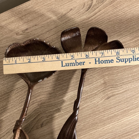 Michael Aram tulip servers brown enamel - Picture 8 of 14